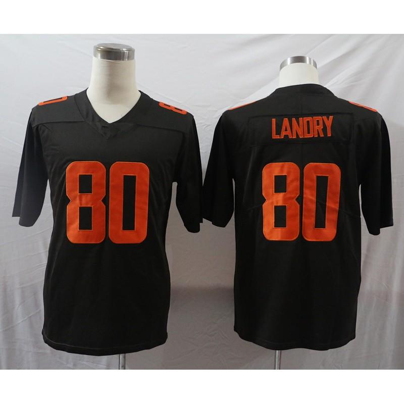 Mens American Football Jersey Brown Team Beckham Jr 13 Mayfield 6 Retro Style Fan Wear Rugby Sports