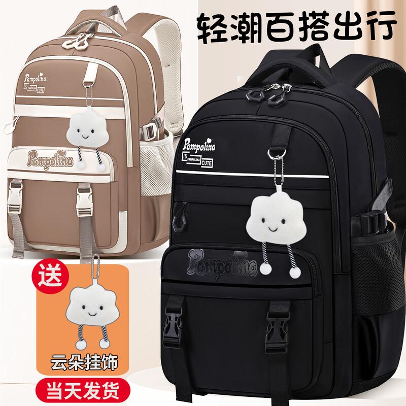 Zhiduobao Girls' Lightweight Decompression School Backpack