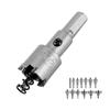 13pcsset 16 18 20 22mm Carbide Tip TCT Drill Bit Hole Saw Set Stainless Steel