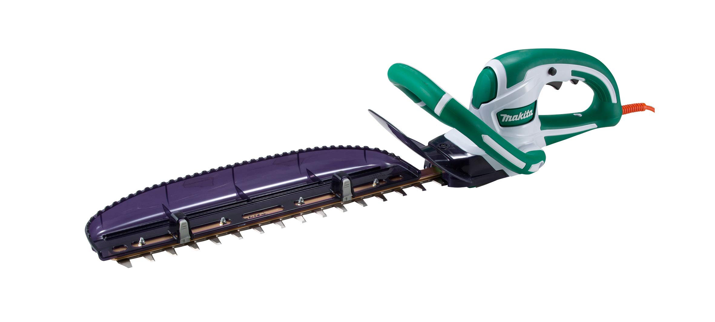 

Makita MUH4052 Corded Hedge 400mm Cutting New Premium 18mm Cutting Diameter Trimmer, Width, Blade, зелёный