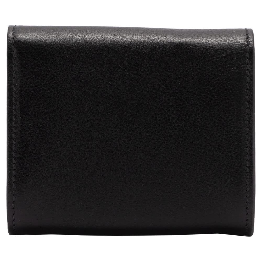 IL BISONTE Small Bifold Wallet SSW003, Compact Leather Wallet, Italian Cowhide Leather, Men's and Women's Fashion, Natural Brown (NaturaleNA245H)