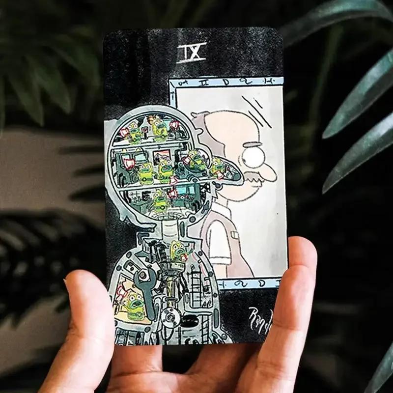 Mystery Tarot Cards A 78 Deck Gravity Falls Inspired 78 Card Deck English Version Witchy Beginner Board Games