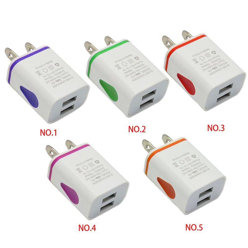 USB Wall Chargers Ports Charging Head Long Supplies Power Adapter