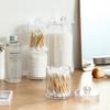 Acrylic Cotton Swabs Storage Holder Box Portable Transparent Makeup Cotton Pad Qtip Cosmetic Container Jewelry Organizer Case
