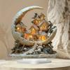2D Snow House Desktop Decoration Ornaments Home Bedside Ornaments