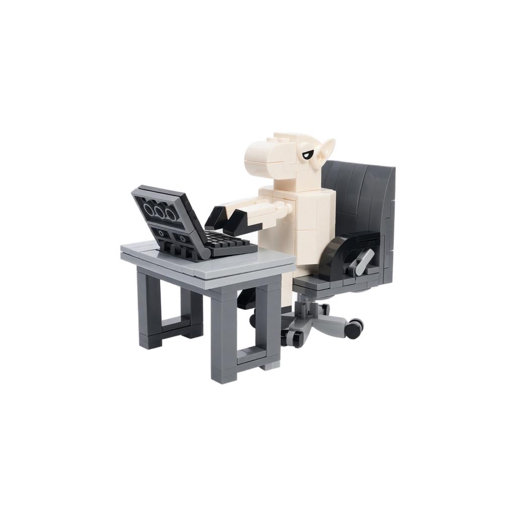Building Toy Set - Animal Figures Construction Creative Desktop Puzzle Playset
