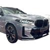 Compatible For BMW 6 Series X6 G06 LCI M Sport 2023 2024 2025 Front Bumper Lip Spoiler ABS Protector Lower Blade Splitter Car Styling(Carbon Fiber