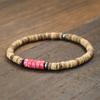 Noter Bohemia Coconut Bead Bracelet Unisex Grade A Emperor Stone Braslet Leisure Accessories Natural Wooden Braclet Beach Joias