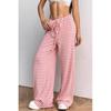 European and American Leisure Stripes Straight-Leg Pants Loose Pants Pants Children Casual Pants Trousers Women