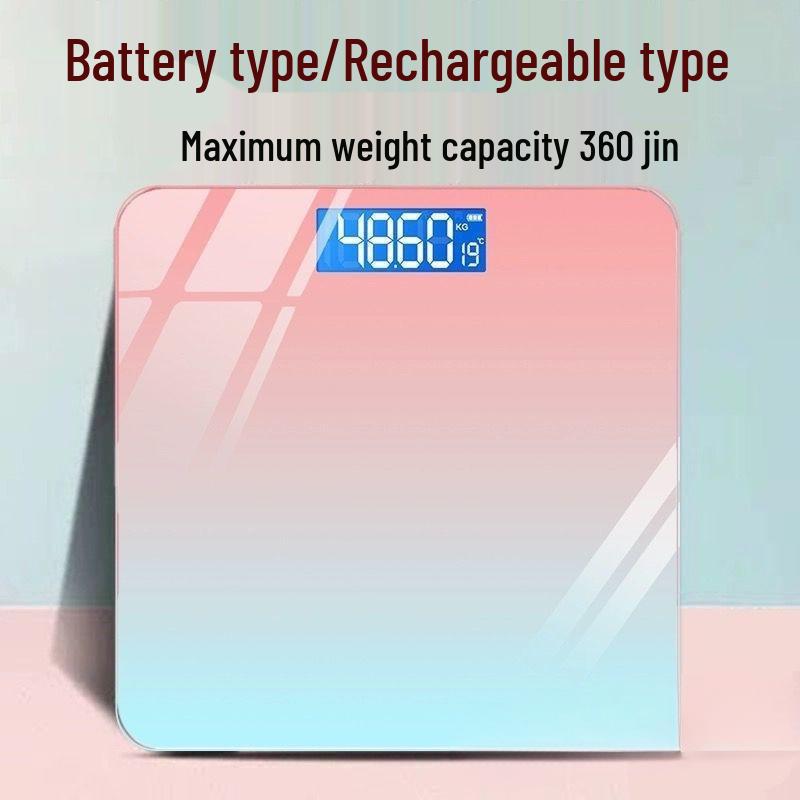 New Year’s Electronic Body Scale with Rechargeable High-Value Health Features for Household Use