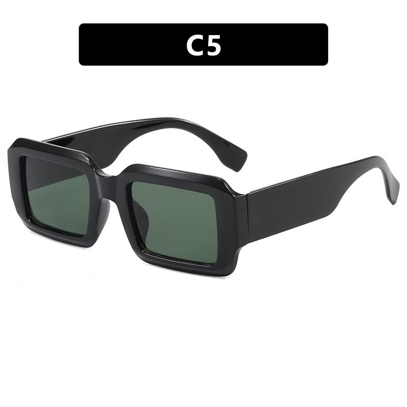 New Square Simple Sunglasses for Women Fashion Outdoor Sunshade Glasses for Men Retro Trend Luxury Brand Design Uv400