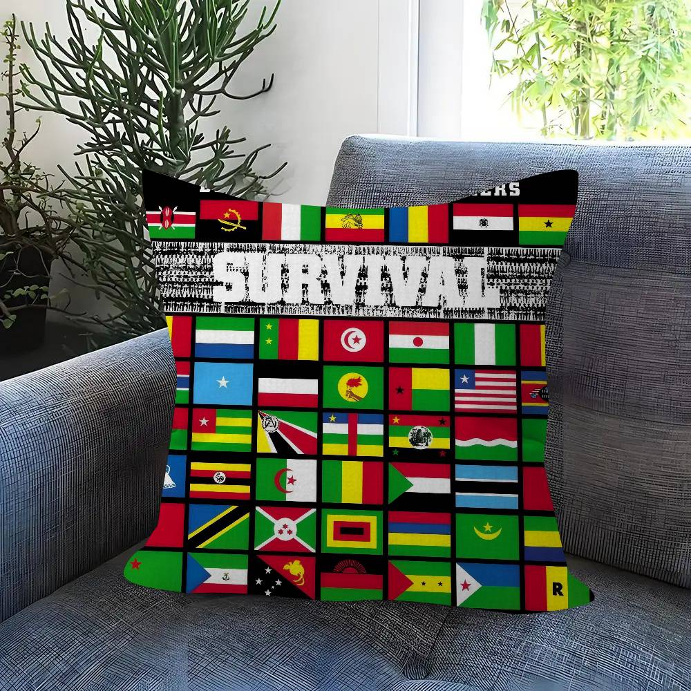 Classic Bobs Marley & T-The Wailers Pillow Cover Sofa Cushion Cover Home Room Decoration Children Gift