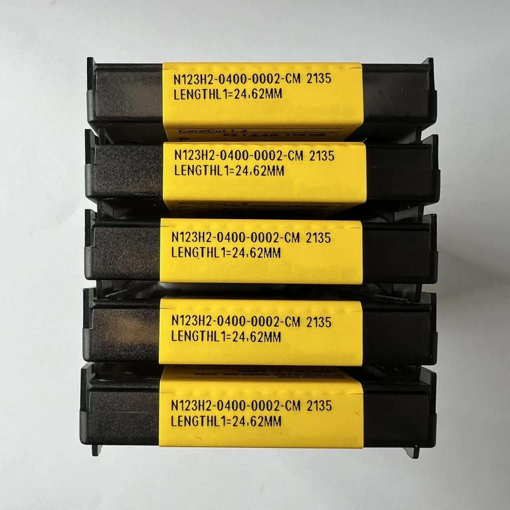 Original Sandvik / N123H2-0400-0002-CM 2135 /CNC Lathe Carbide Blade Tool 10 Pcs