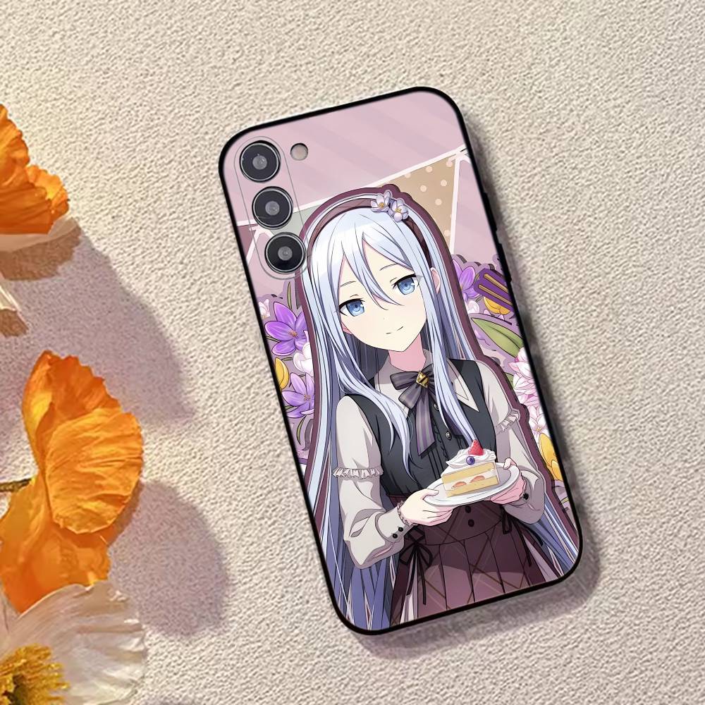 Game Project S-SEKAI Y-Yoisaki Kanade Phone Case For Samsung Galaxy A73,A72,A71,A70,A53,A52,A51,Soft Silicone Black Cover