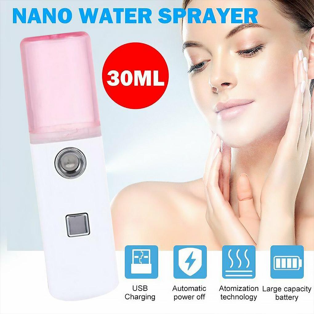 Mini Portable Beauty Facial Steamer Face Sprayer Salon USB Rechargable Mist New