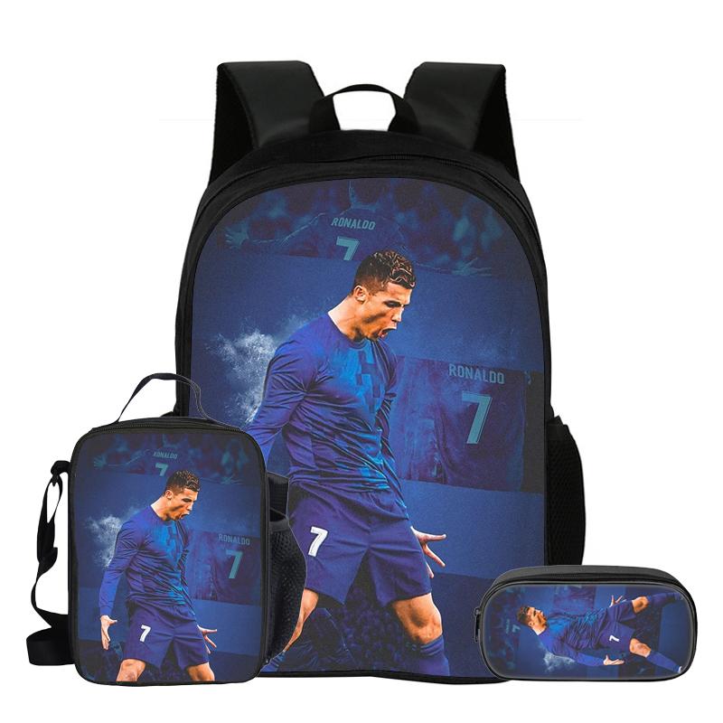 Boys Girls Everyday Backpack Knapsack Football Star Starry Sky Backpack School Tote L-Lamin Yamal Roomy Mochila Rucksack School