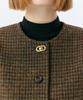Aeditem Poche Tweed Jacket - Brown