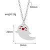 Anime Hutao Ghost Necklace Keychain Cartoon Bag Pendant Cosplay Accessories