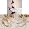 Stylish Summer Womens Flat Sandals With Square Block Heel For Casual Wear