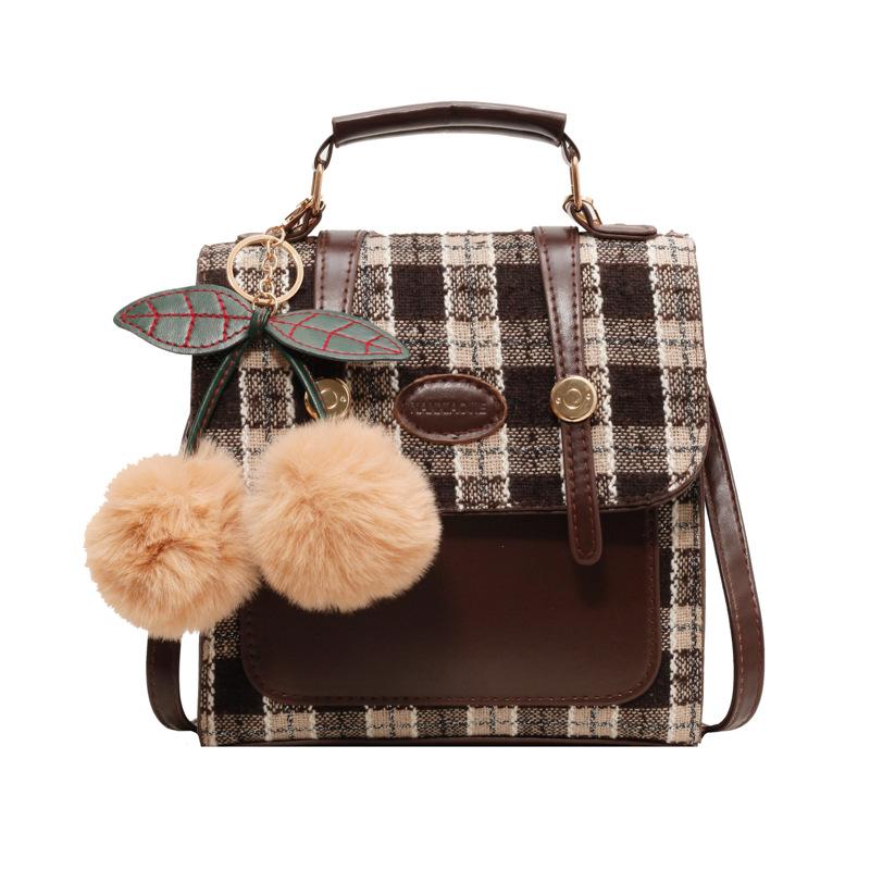 Premium Gesp Dames Rugzak Dames 2025 Mode Messenger Bag Niche Studenten Schoudertas Handtas