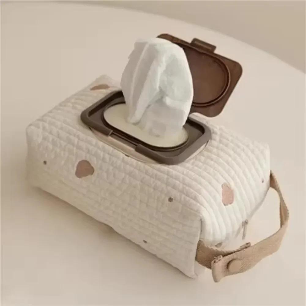 Cartoon Paper Box Cute Wet Wipe Storage Bag Portable Car Paper Box Large Capacity Wet Wipe Storage Home Hanging Cardboard Box