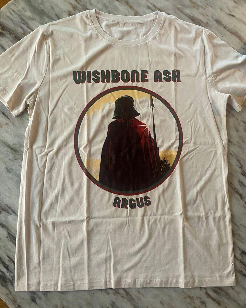 

Vtg Wishbone Ash Band Music Tour Heavy Cotton White S-4XL Shirt XL