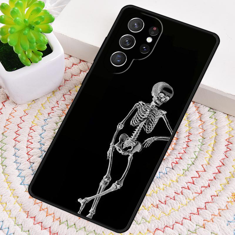 Skeleton Spooky TPU Phone Case For Samsung Galaxy note 10 pro S26 S25 S24 S23 S22 Ultra Plus S21 FE S20 Shockproof Cover