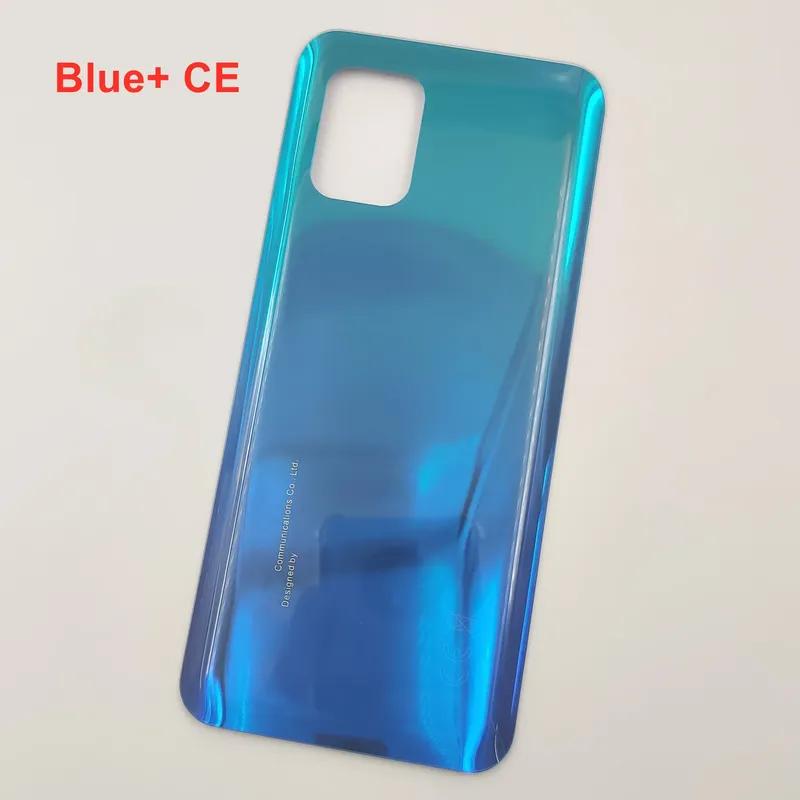 CE Glass For Xiaomi Mi 10 Lite 5G Hard Battery Cover Back Lid Rear Door Housing Panel Shell + Original Adhesive Glue LOGO