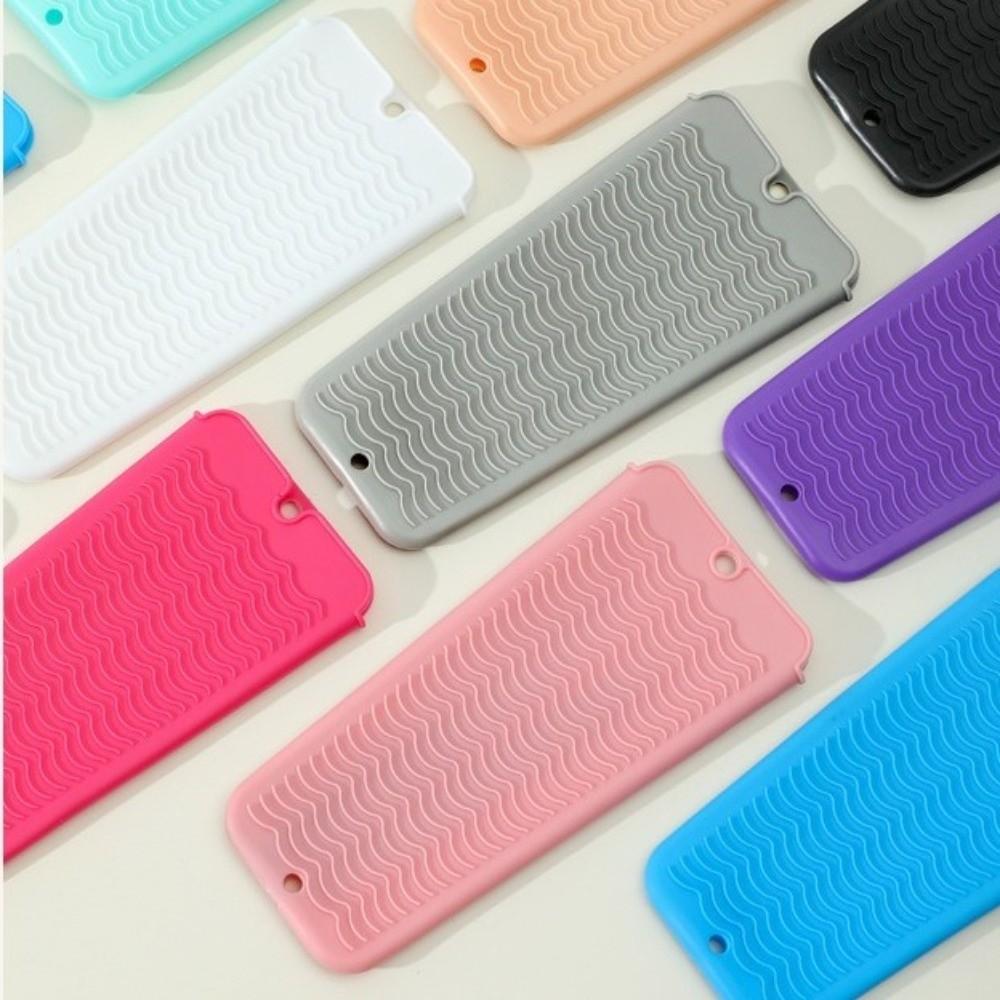 Multifunctional Hair Straightener Pouch Non-Slip Heat Resistant Pad Hair Styling Tool