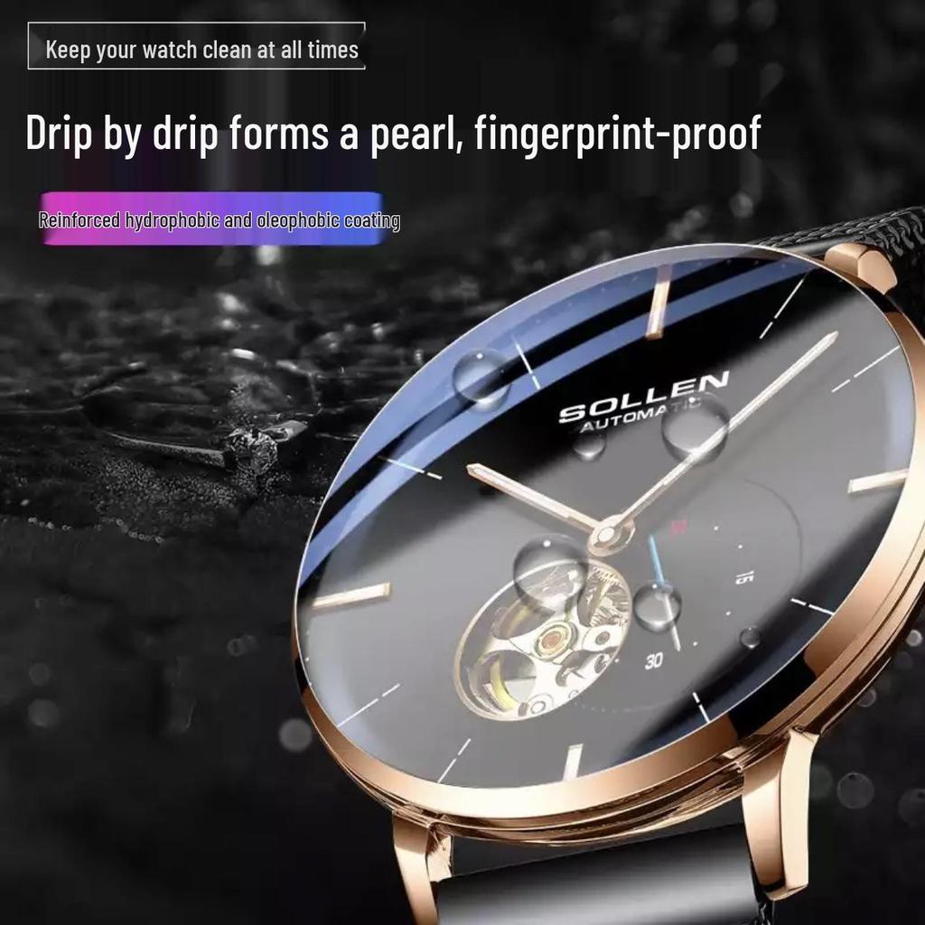 Motorola Watch Ultra HD Tempered Glass Protector - Transparent, Curved Edge, Drop-proof.