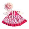 23 Inch Goose Outfit Set Porch Decoration Holiday Dress with Bonnet and Sleeves Suitable for Large White Goose Seasonal Display