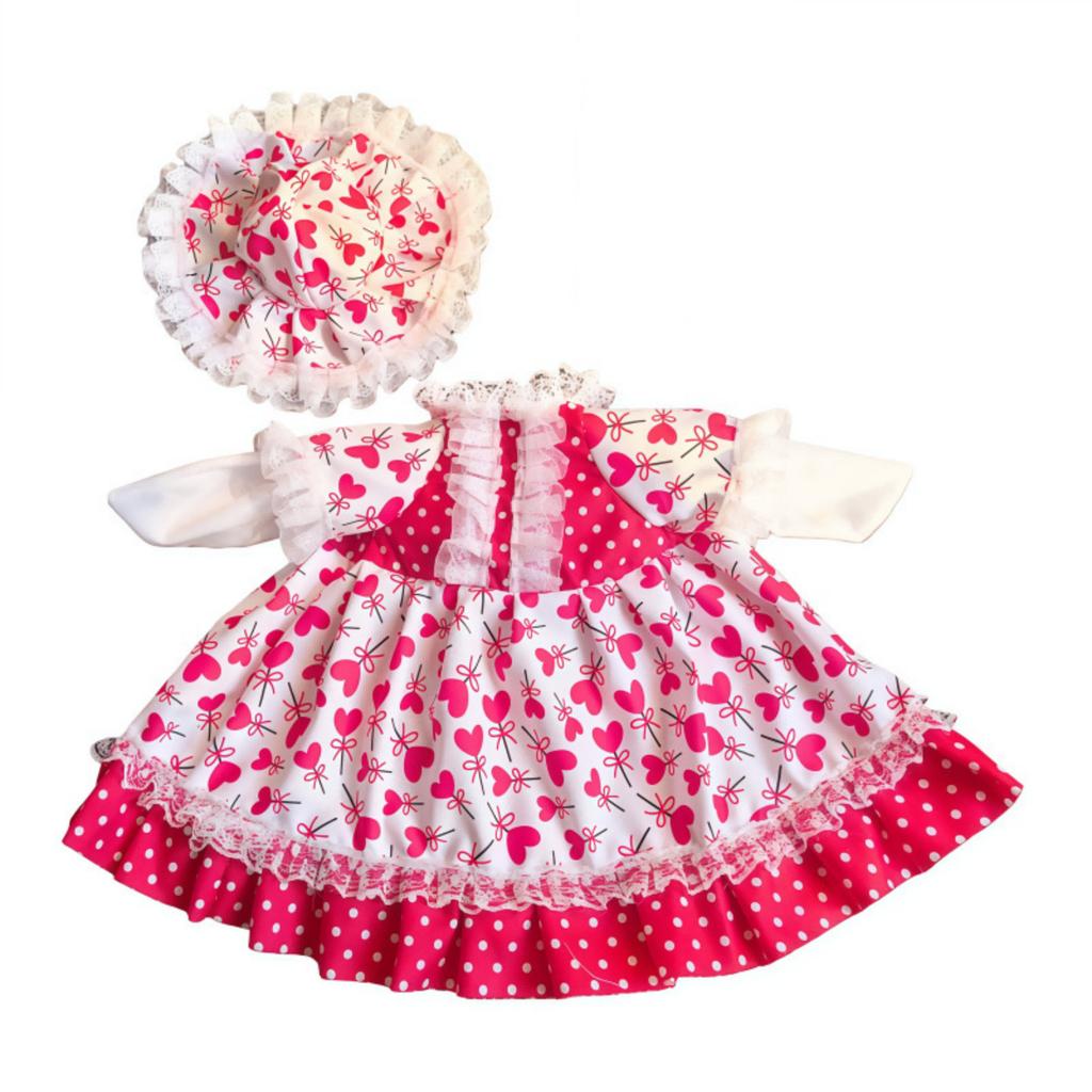 23 Inch Goose Outfit Set Porch Decoration Holiday Dress with Bonnet and Sleeves Suitable for Large White Goose Seasonal Display