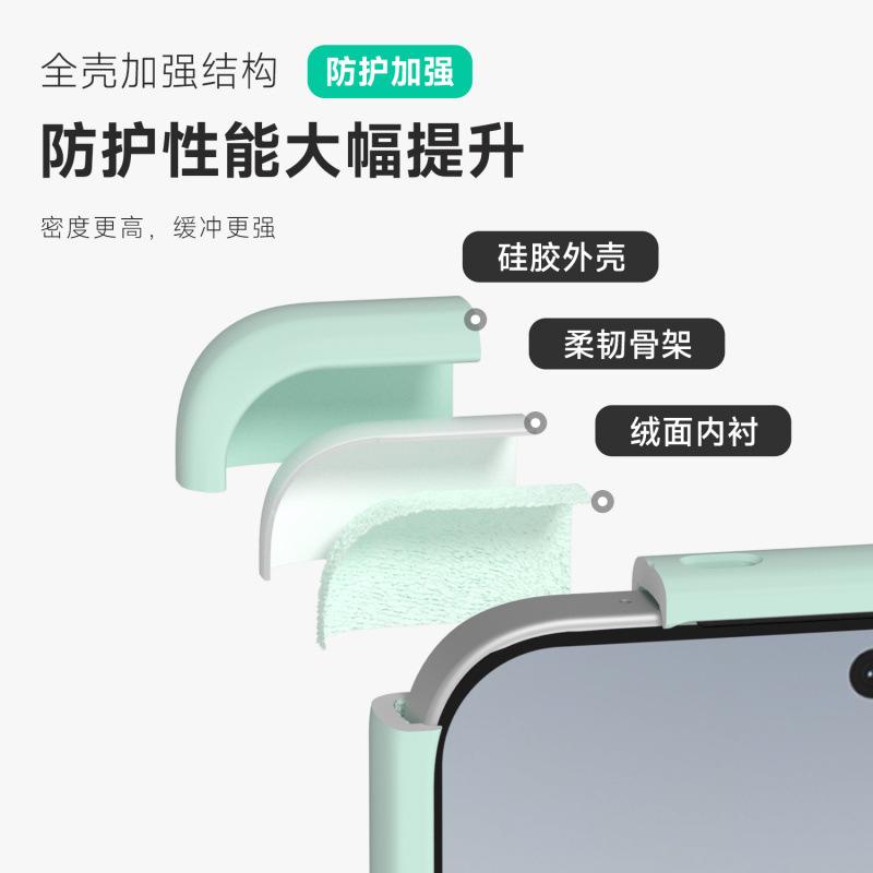 Applicable to OPPOFindX1 mobile phone case Pro new s + high-grade liquid silicone Ultra dirt-resistant and anti-drop case