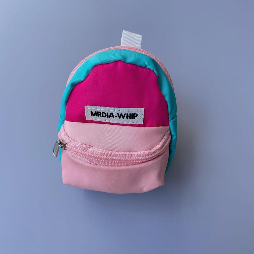 Căști Colorate & Pandantiv Portofel Monede Rucsac Mini cu Design Casă Ciupercă și Șnur pentru Telefon