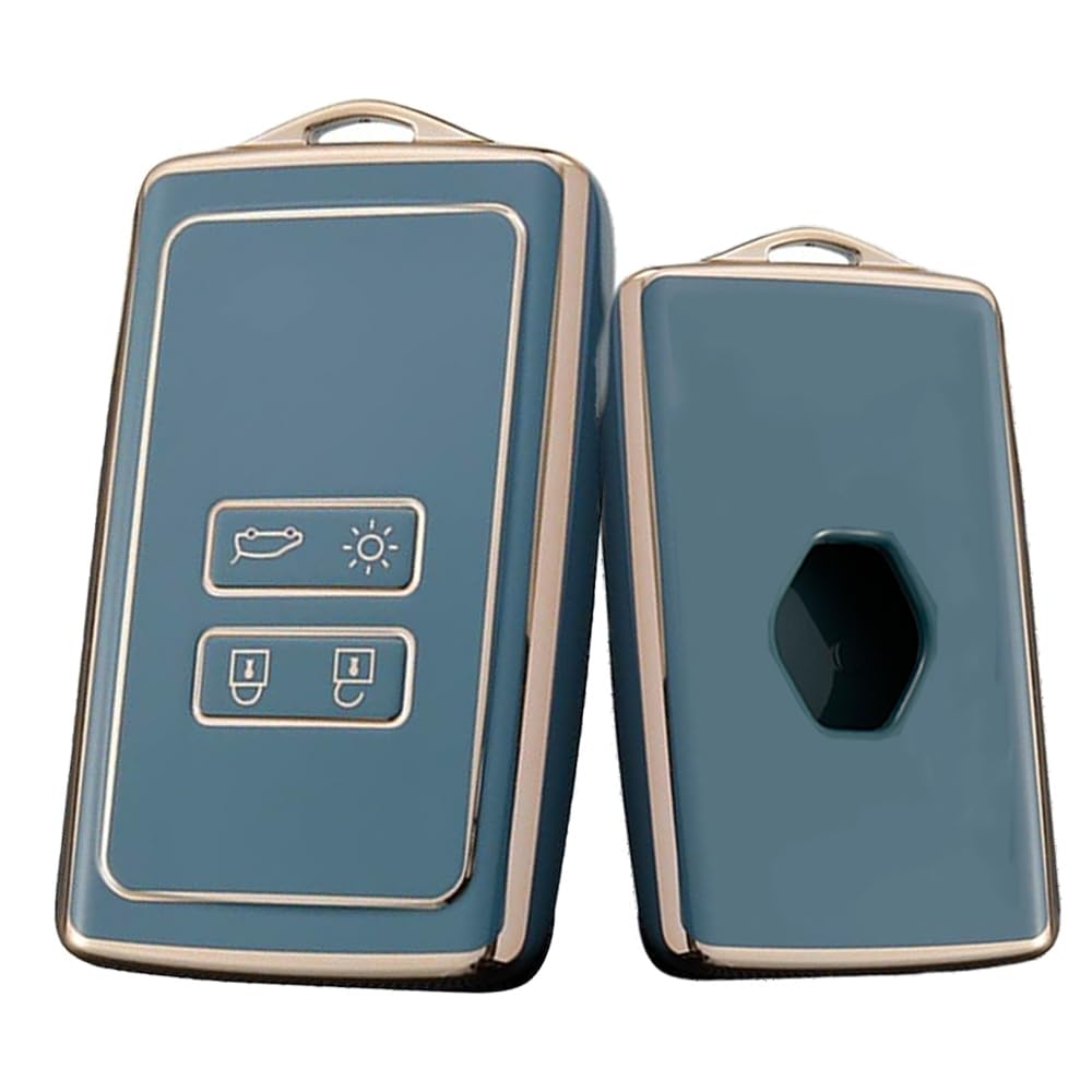 [KUNIO] Renault Exclusive Key Case Keychain Silicone Renault Clio Master серый