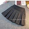 2025 Spring/Fall Girls' Korean Pleated Wool A-Line Skirt - Versatile Short Skirt Pants for Little Girls