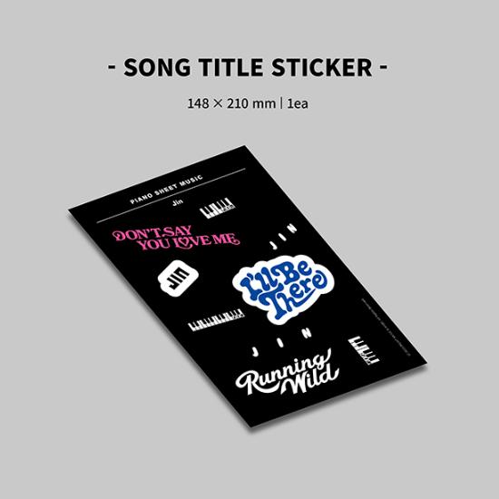 Pre-order BTS Piano Sheet Music: Jin