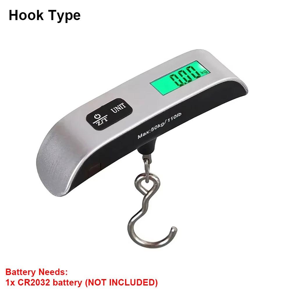1Pcs Handheld Weight Scale 110lb 50kg Lightweight Luggage Scale Portable Hanging Baggage Scale