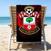 Asciugamano da Spiaggia Stampato con Stemma FC, Microfibra Super Morbida, Regalo Perfetto per Compleanno, per Piscina, Spiaggia, Viaggio, per famiglia e amici