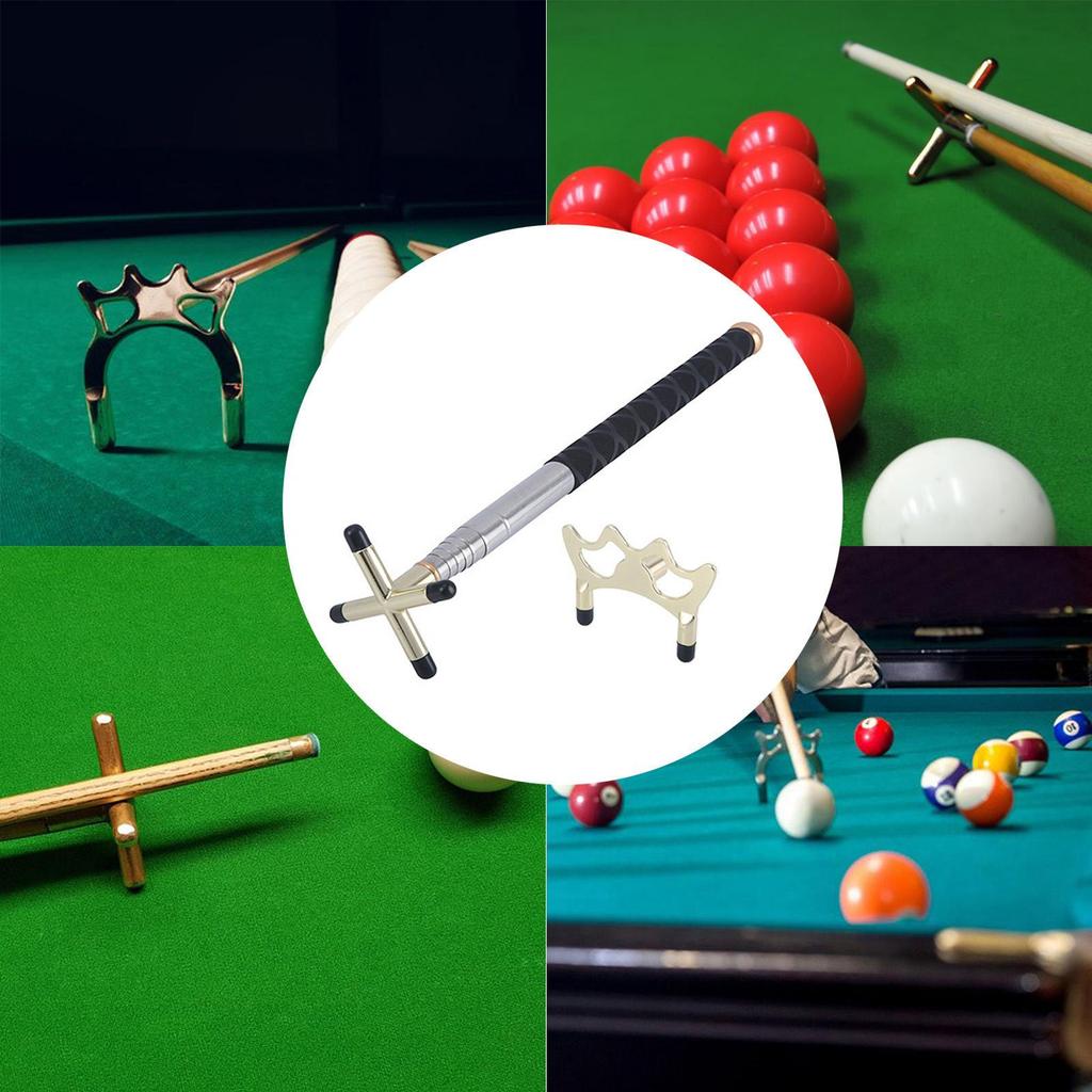Billiards Pool Cue Bridge Removable Head