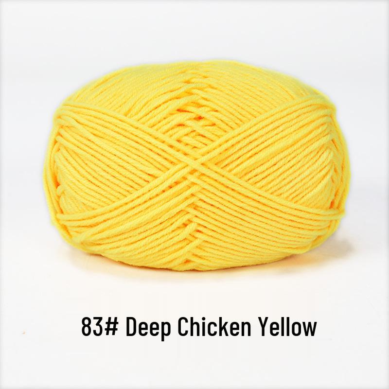 Baby 4-lagiges Milchbaumwollgarn zum Stricken von DIY-Schals oder Decken