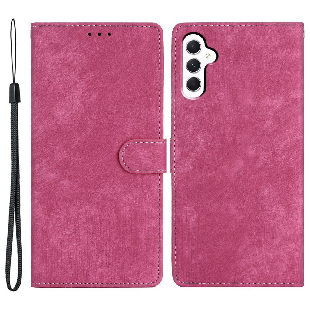 For Samsung Galaxy A36 5G Case with Card Clots Skin-Touch PU Leather Phone Cover Stand