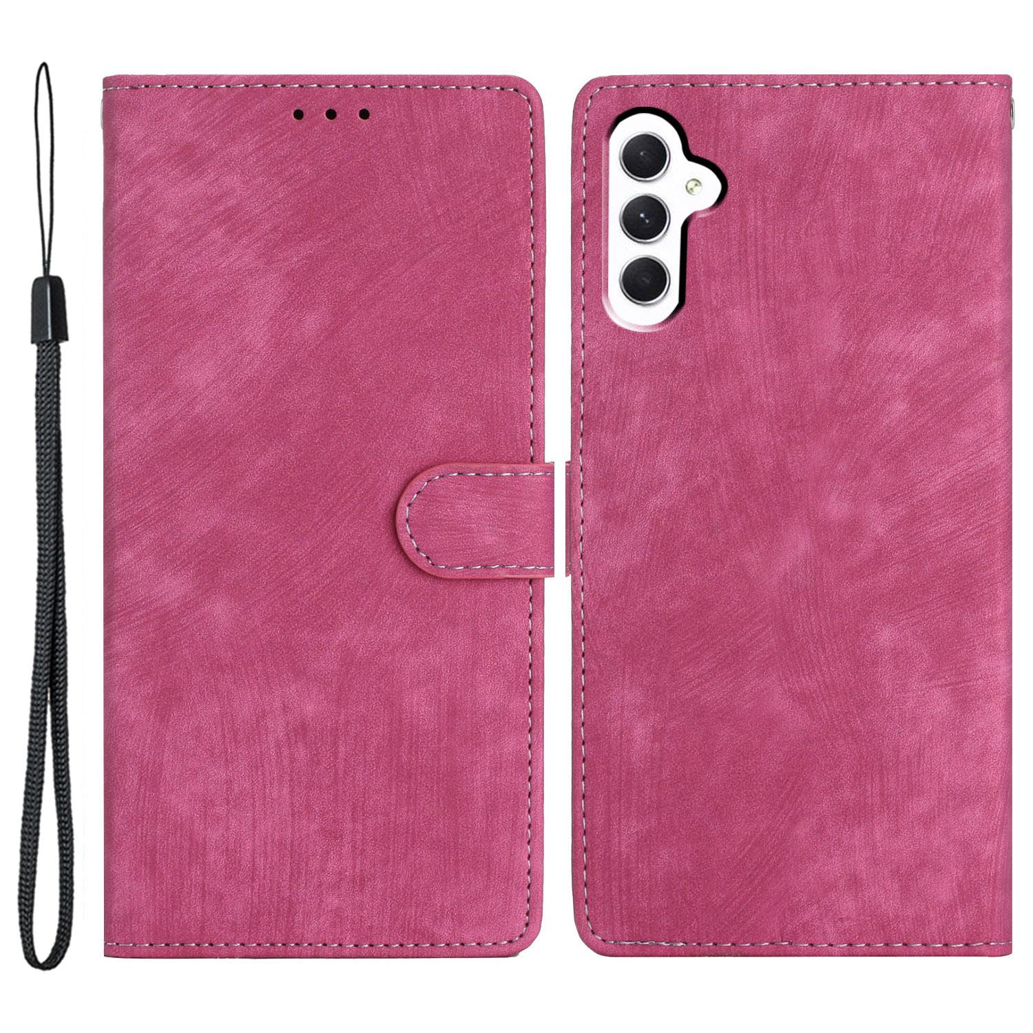 

For Samsung Galaxy A36 5G Case with Card Clots Skin-Touch PU Leather Phone Cover Stand F