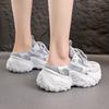 Old dirty durian platform women's 2025 new casual versatile mesh heightening sneakers
