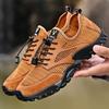 Men's Mesh Summer Casual Hiking Soft Soled River Tracing Water Sports Breathable Anti Slip Flat Bottomed Beach Walking Shoes