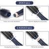 Brosse soufflante 4 en 1 - parwin pro beauty - 1000w - 3 températures - 4 accessoires - ionique