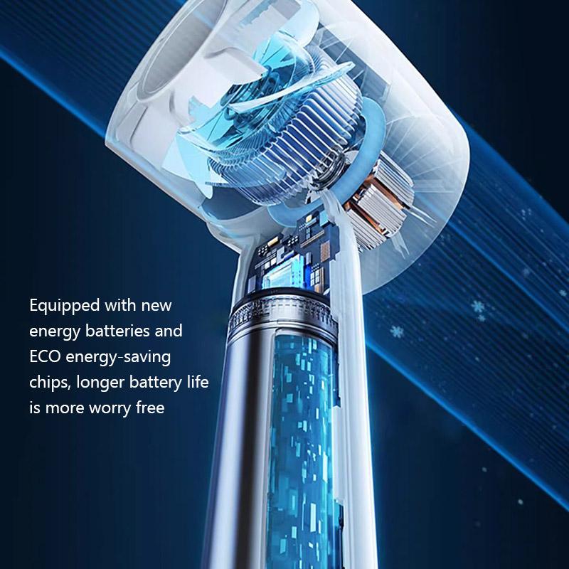 2026 New Portable Handheld Fan High Speed Turbo Fan Rechargeable Personal Fan With Plastic Body For Travel Outdoor Home Office