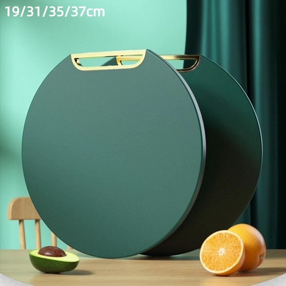 Antibacterial Plastic Cutting Board BPA-Free Non Slip Round Chopping Board Anti-mildew Food Grade Vegetable Cutting Board
