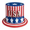 American Flag Top Hat, Uncle Costume Hat for 4th of July, Red White Blue Patriotic Party Decoration for Adults, Independence Day
