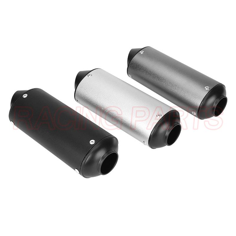 28MM 32MM 38MM Motorcycle Exhaust Muffler Escape Moto Tailpipe For 110 125 150CC Dirt Pit Bike ATV KAWASAKI